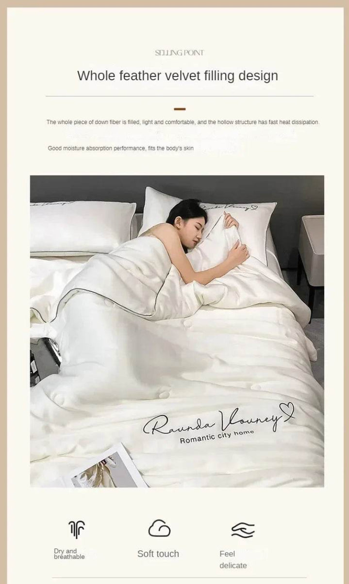 Silky Soft Cooling Summer Quilt Patchwork Blanket - Sleep Galleria