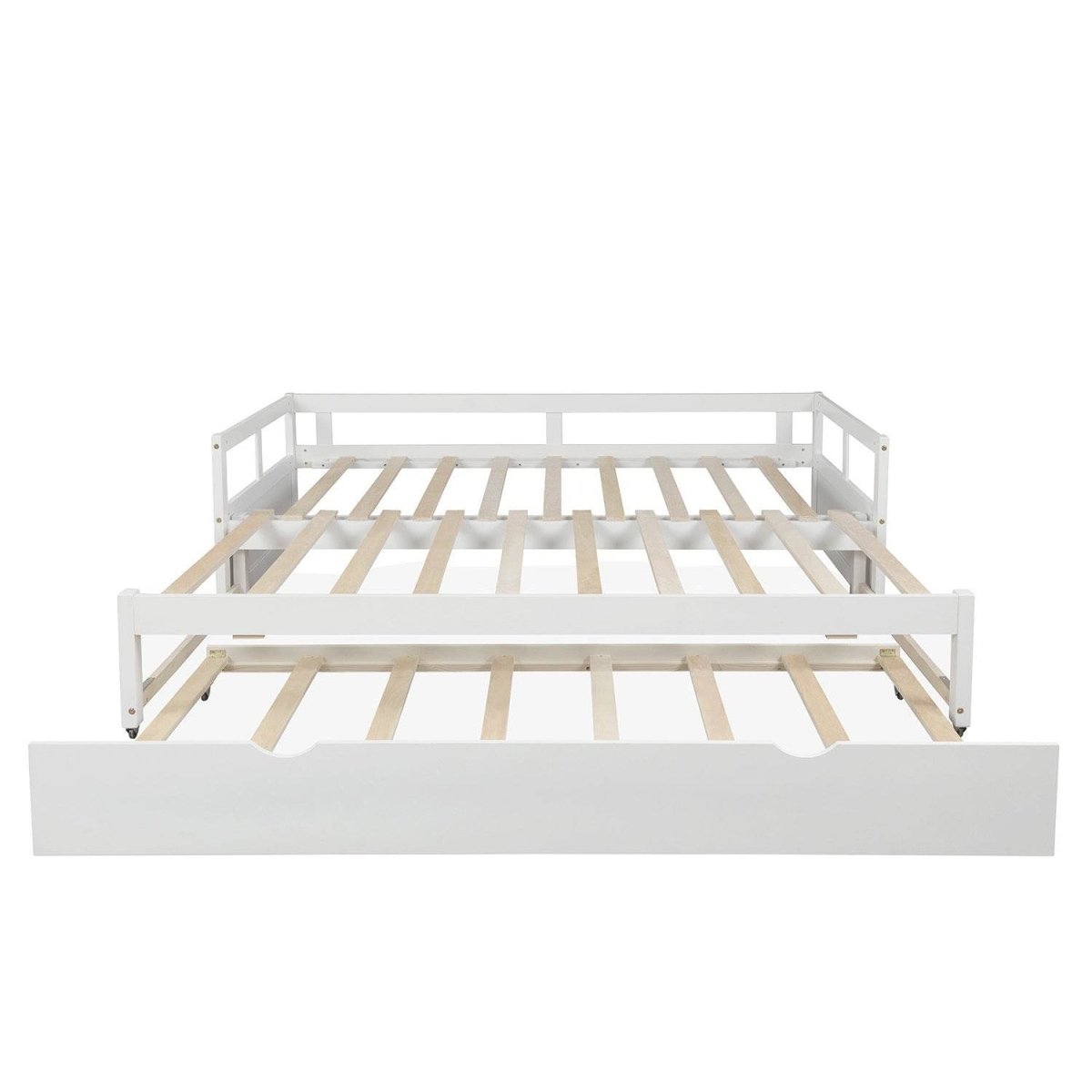 Twin Extending Solid Wood Daybed With Pull - Out Trundle - Blissora - Omega Lifestyles