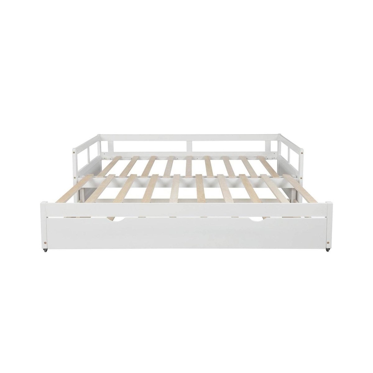 Twin Extending Solid Wood Daybed With Pull - Out Trundle - Blissora - Omega Lifestyles