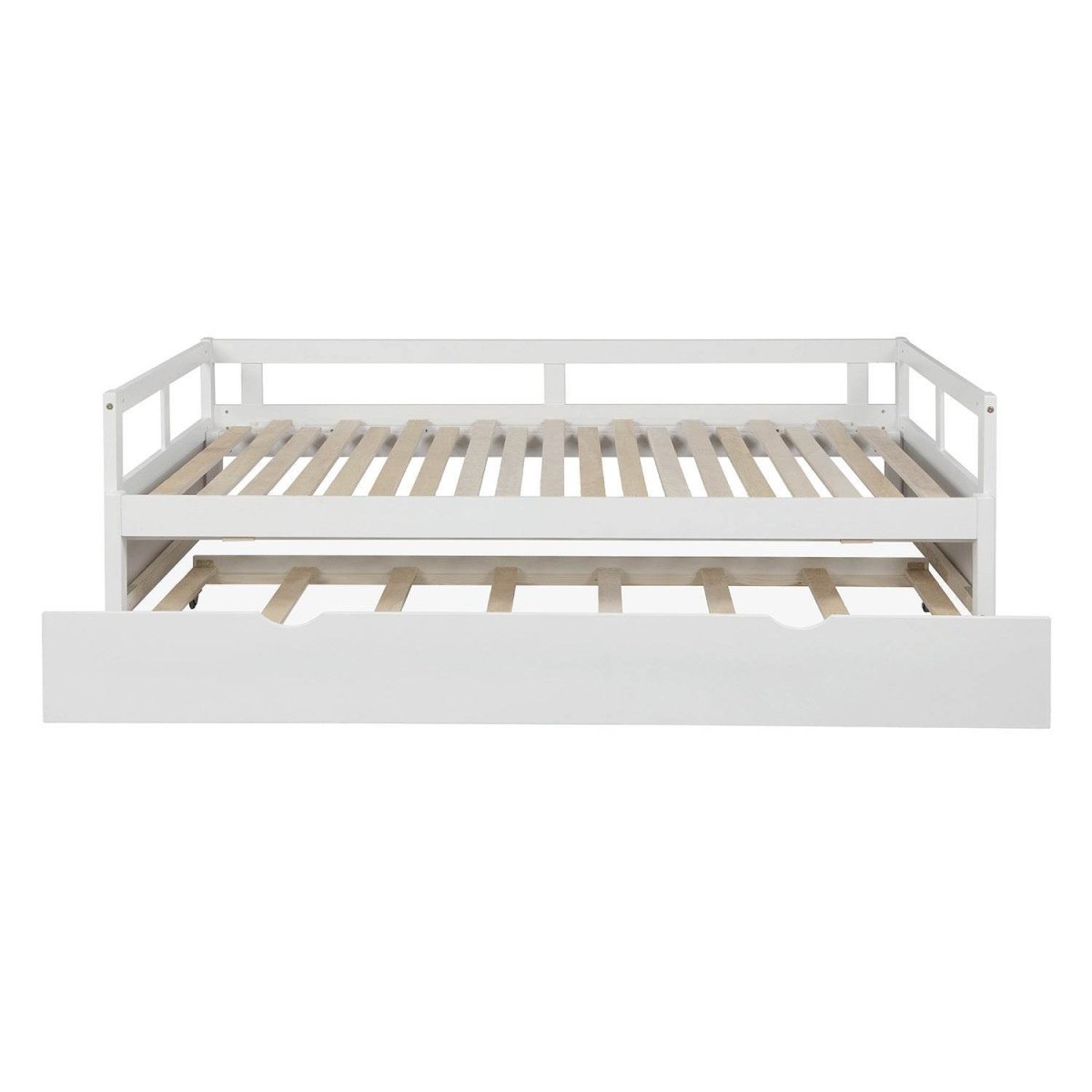 Twin Extending Solid Wood Daybed With Pull - Out Trundle - Blissora - Omega Lifestyles