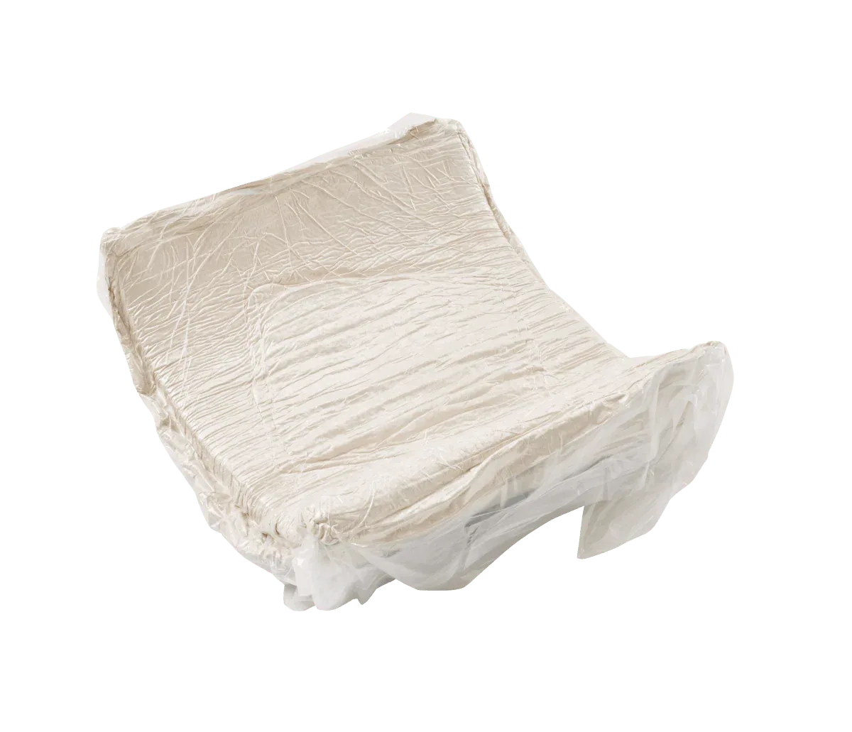 Velvet Modular Armless 1-Seat Sofa Light Camel - Omega Lifestyles