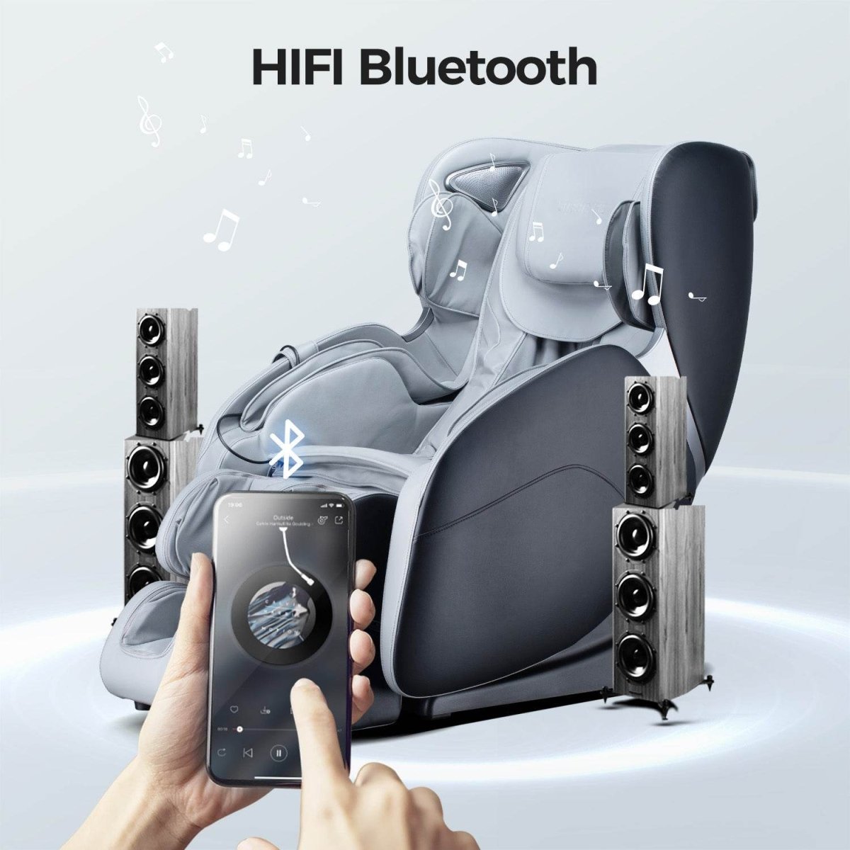 3D Shiatsu Recline Massage Zero Gravity Chair - Sleep Galleria