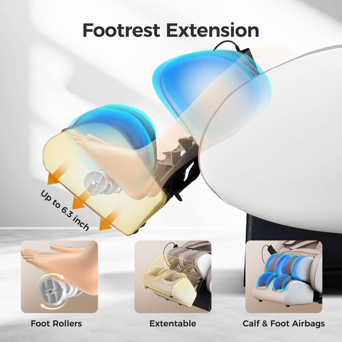 3D Zero Gravity Massage Chair - Sleep Galleria