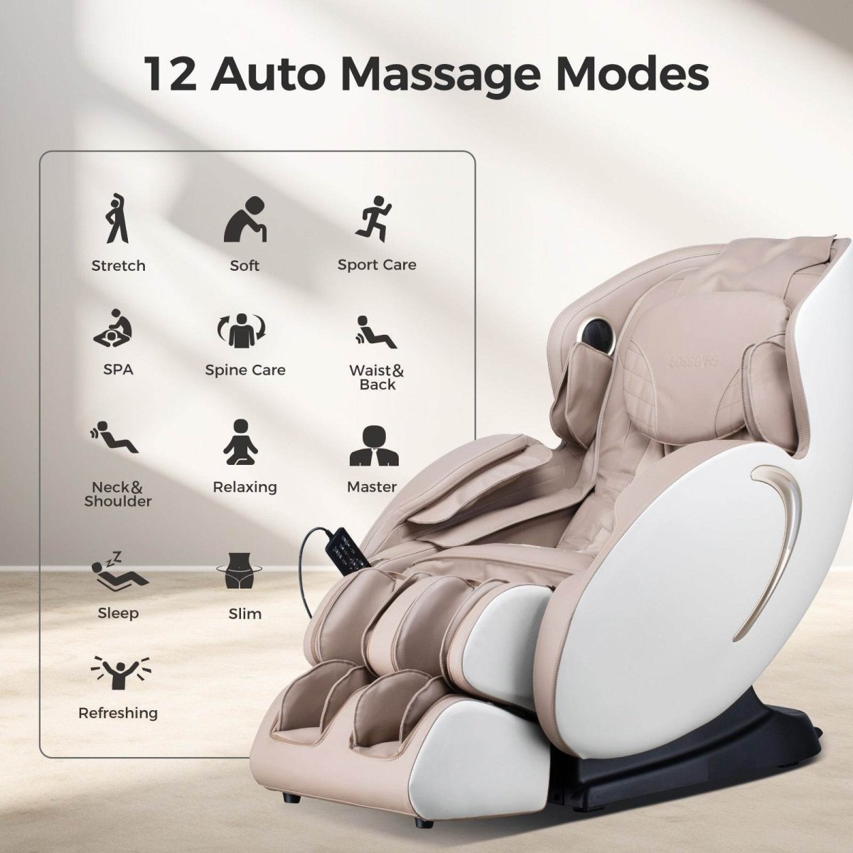 3D Zero Gravity Massage Chair - Sleep Galleria