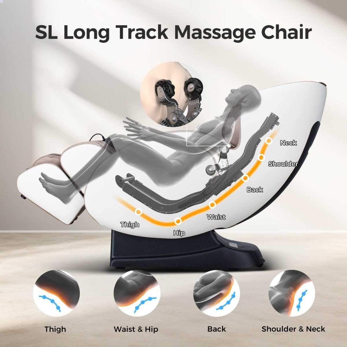 3D Zero Gravity Massage Chair - Sleep Galleria