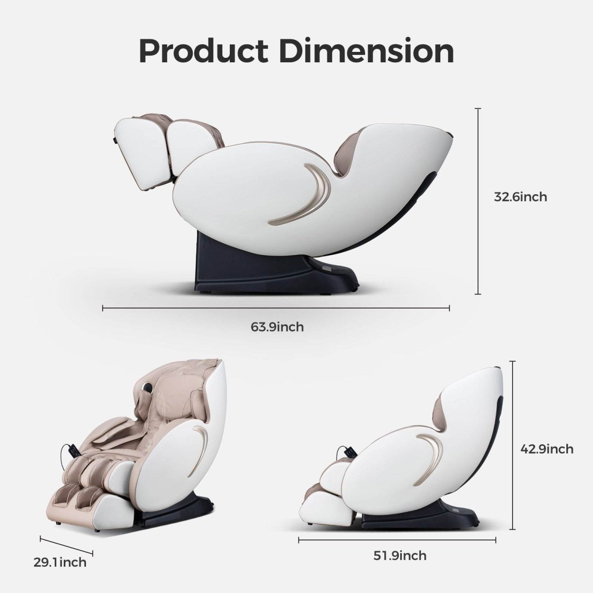 3D Zero Gravity Massage Chair - Sleep Galleria