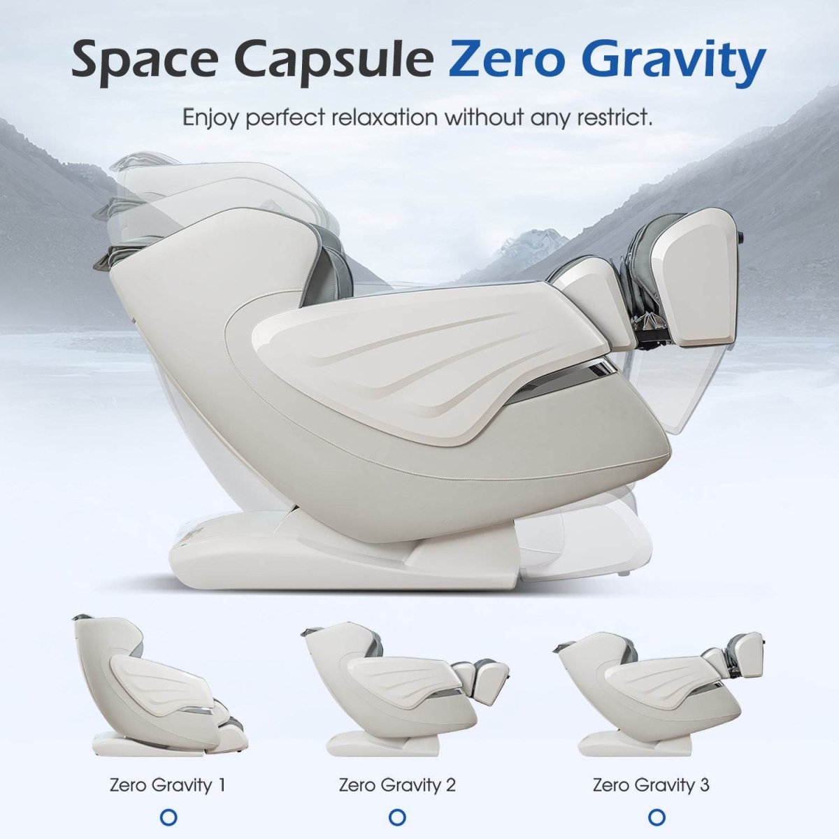 Massage Chairs with AI Voice SL Track Zero Gravity - Sleep Galleria