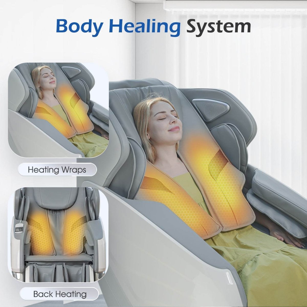 Massage Chairs with AI Voice SL Track Zero Gravity - Sleep Galleria