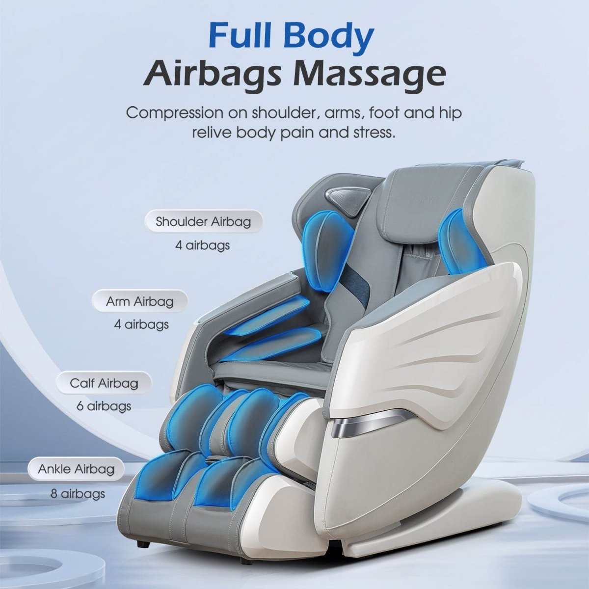 Massage Chairs with AI Voice SL Track Zero Gravity - Sleep Galleria