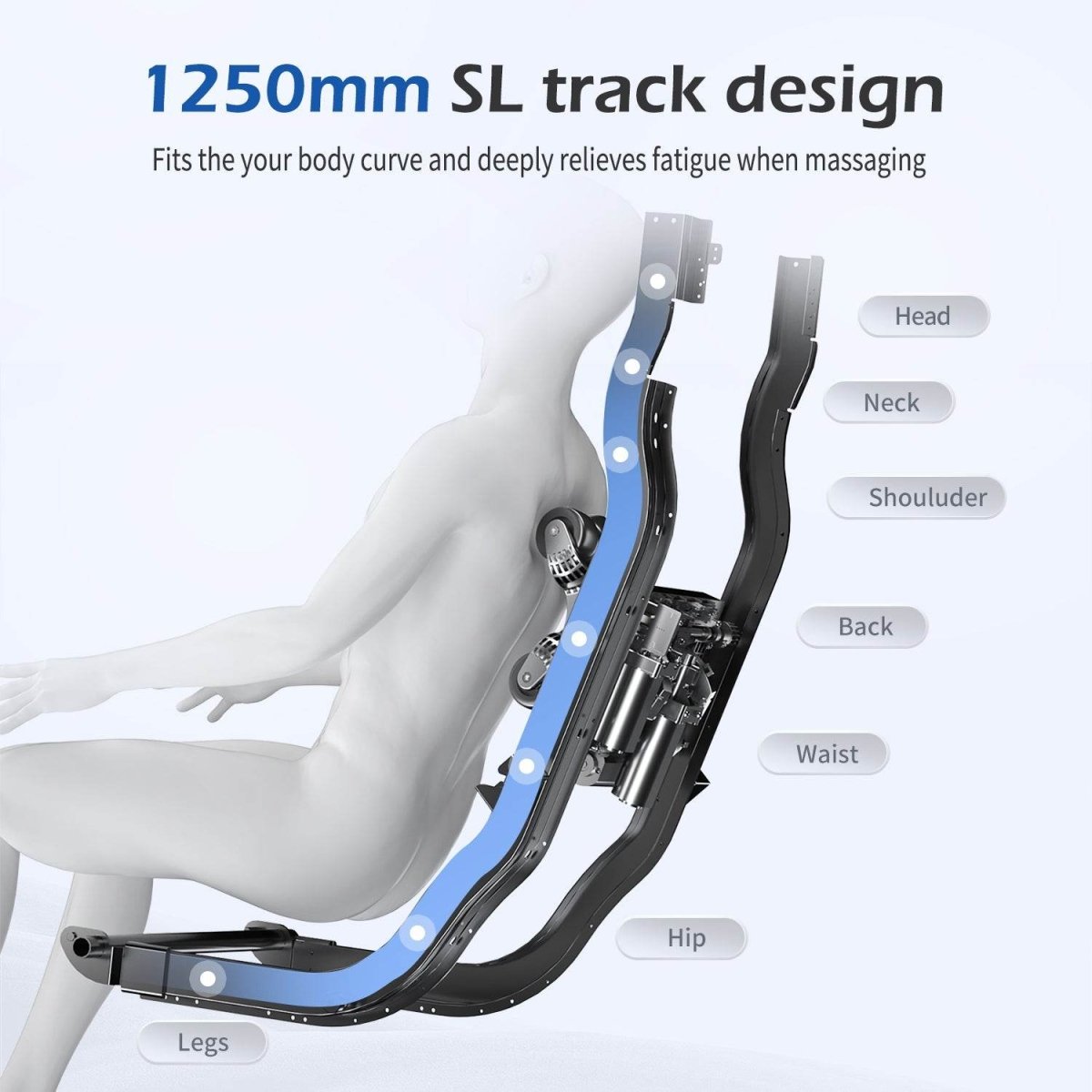 Massage Chairs with AI Voice SL Track Zero Gravity - Sleep Galleria