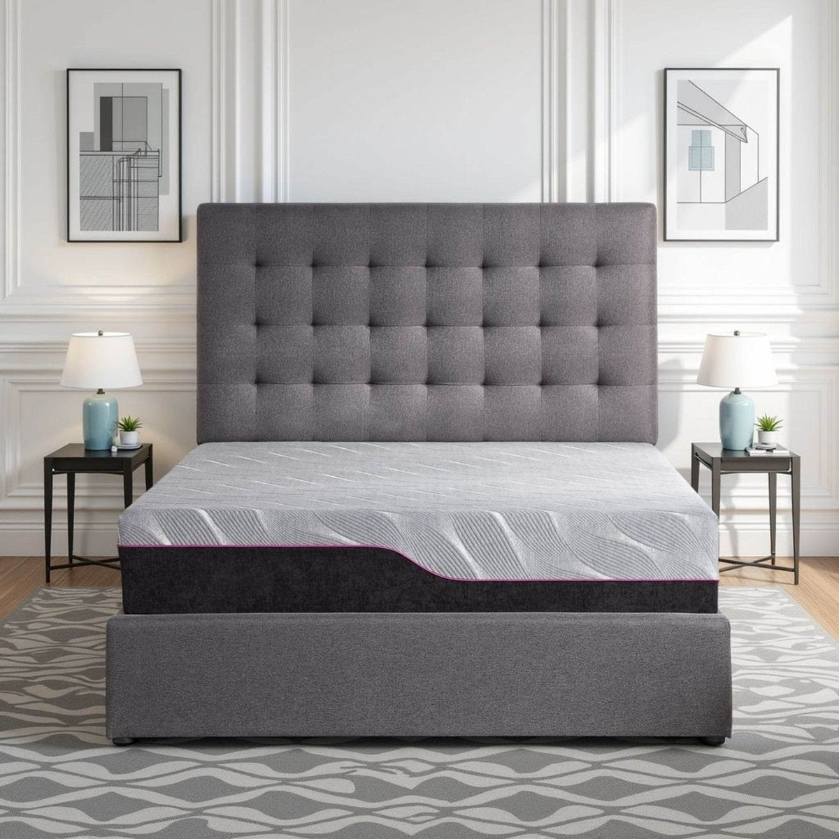 Firm 11 - Inch Cooling Latex Foam Full Mattress - Bridgevine Home - Omega Lifestyles