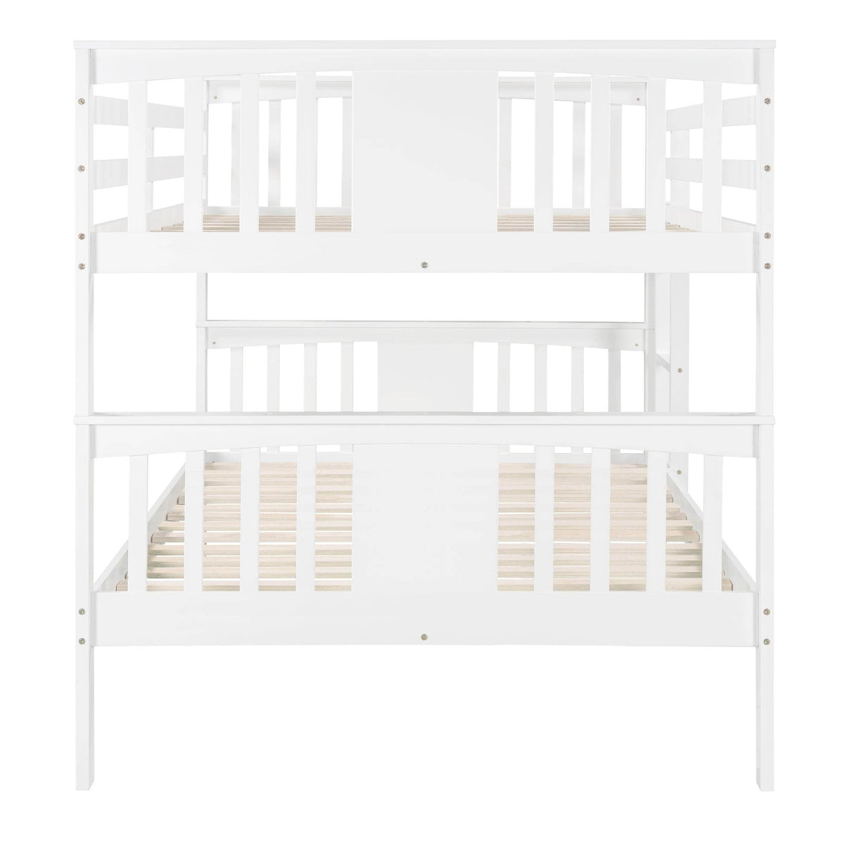 Full Full Solid Wood Convertible Bunk Bed - Omega Lifestyles