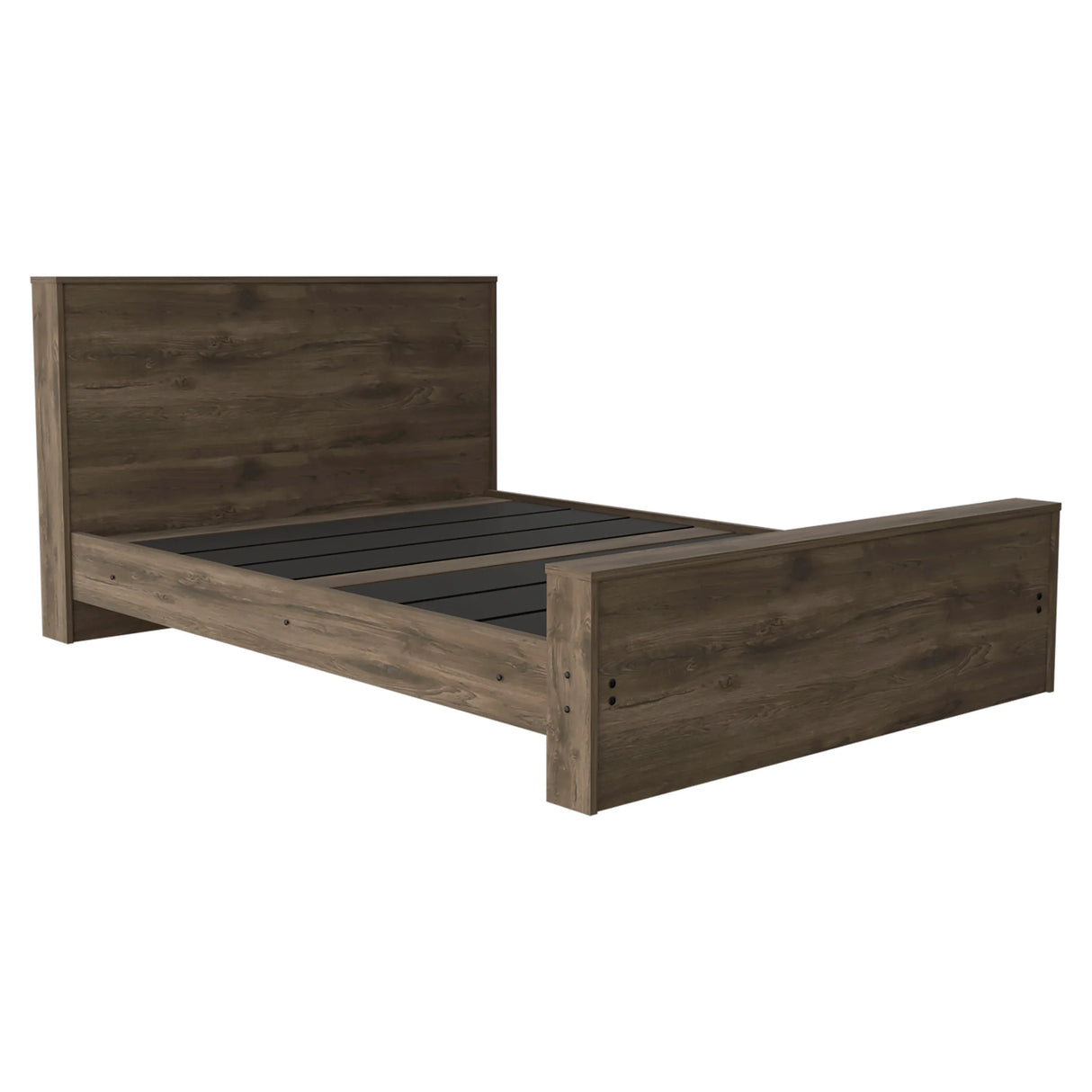 Modern Full XL Platform Bed Frame With Headboard - Omega Lifestyles