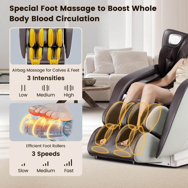 Provox 27-Comfort Full Body Massage Chair with SL Track Airbags Heating