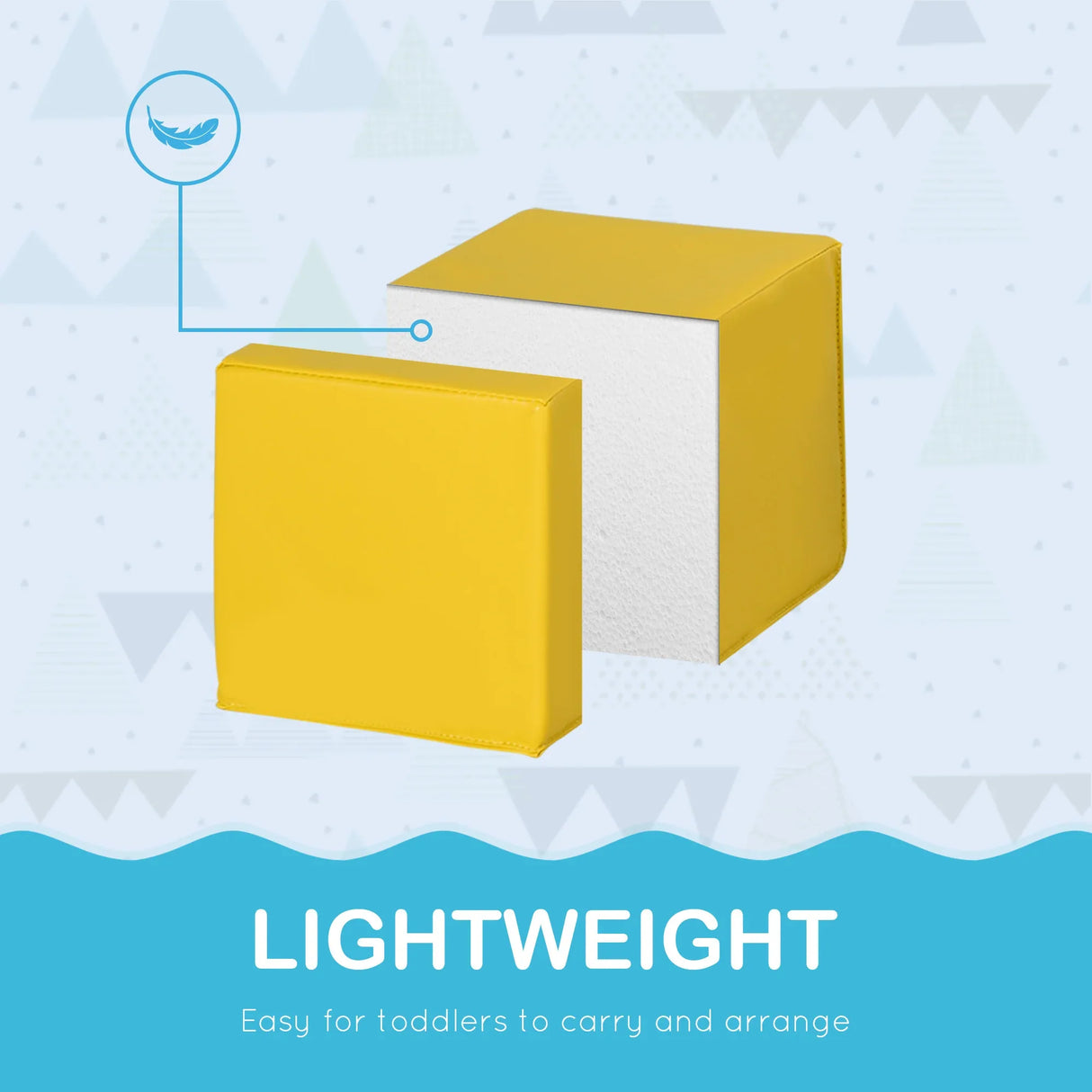 12-Piece Soft Foam Building Blocks Educational Toy Set - Omega Lifestyles