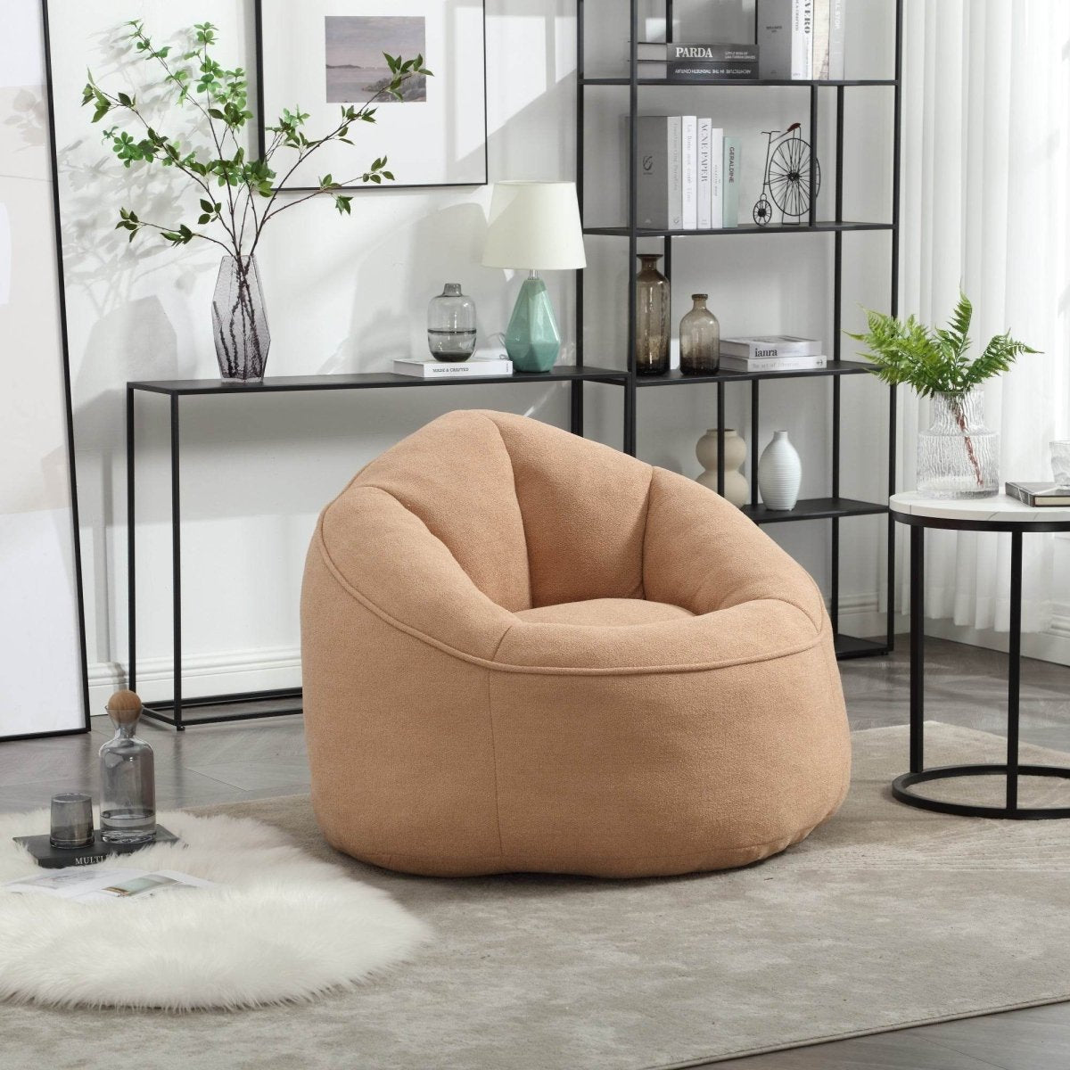 Microfiber Foam Filled Bean Bag Chair - Sleep Galleria