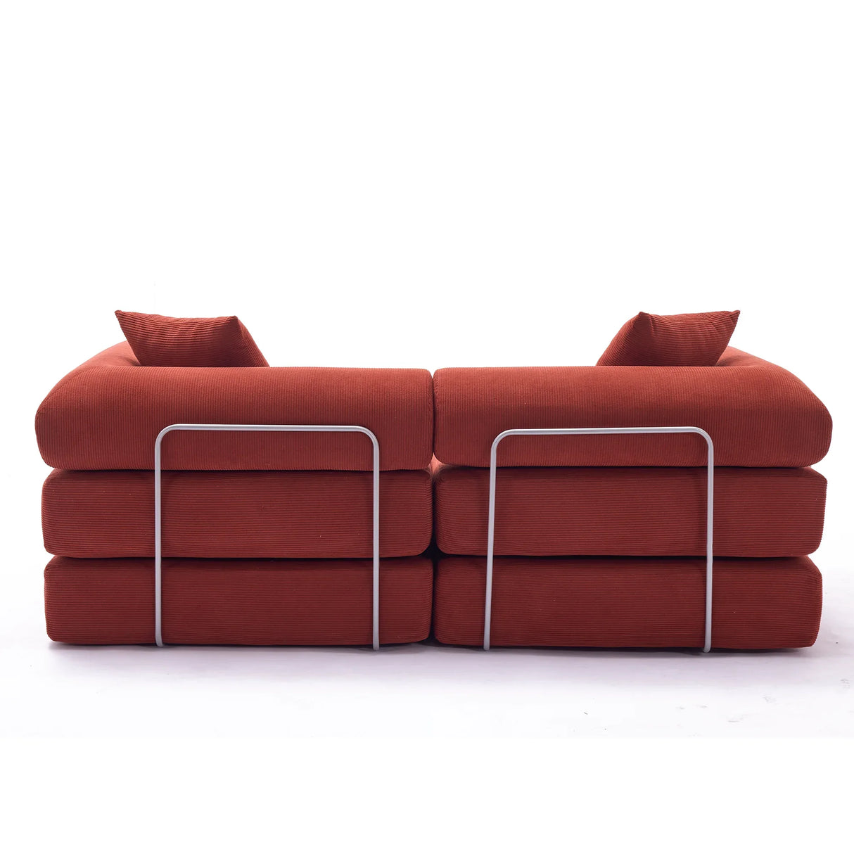 Modular Folding Convertible Corduroy Sofa Bed - Omega Lifestyles