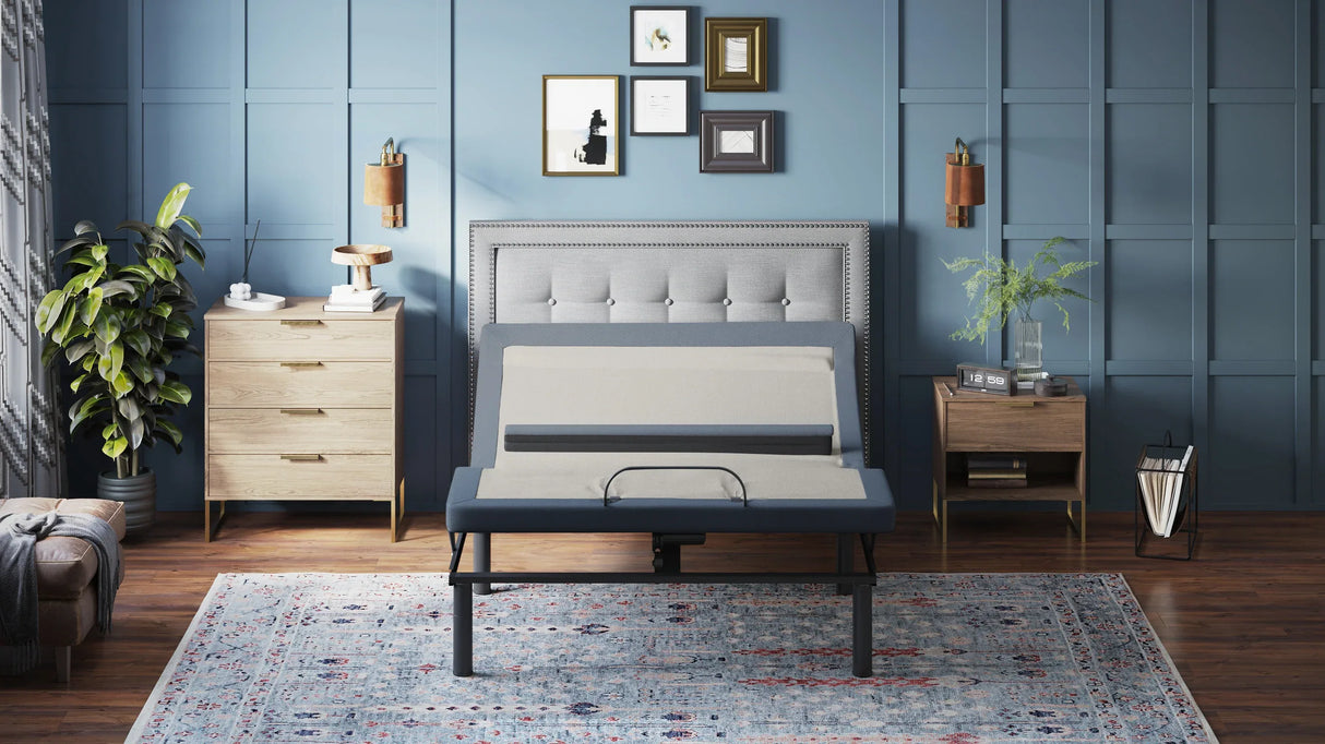 King Adjustable Base With Head Foot Tilt Lumbar Adjustment - Omega Lifestyles