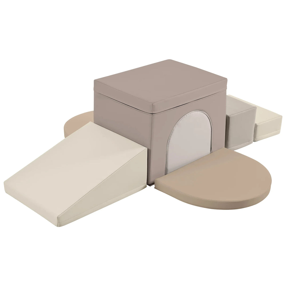 Colorful Soft Foam Climb and Crawl Playset for Toddlers - Omega Lifestyles