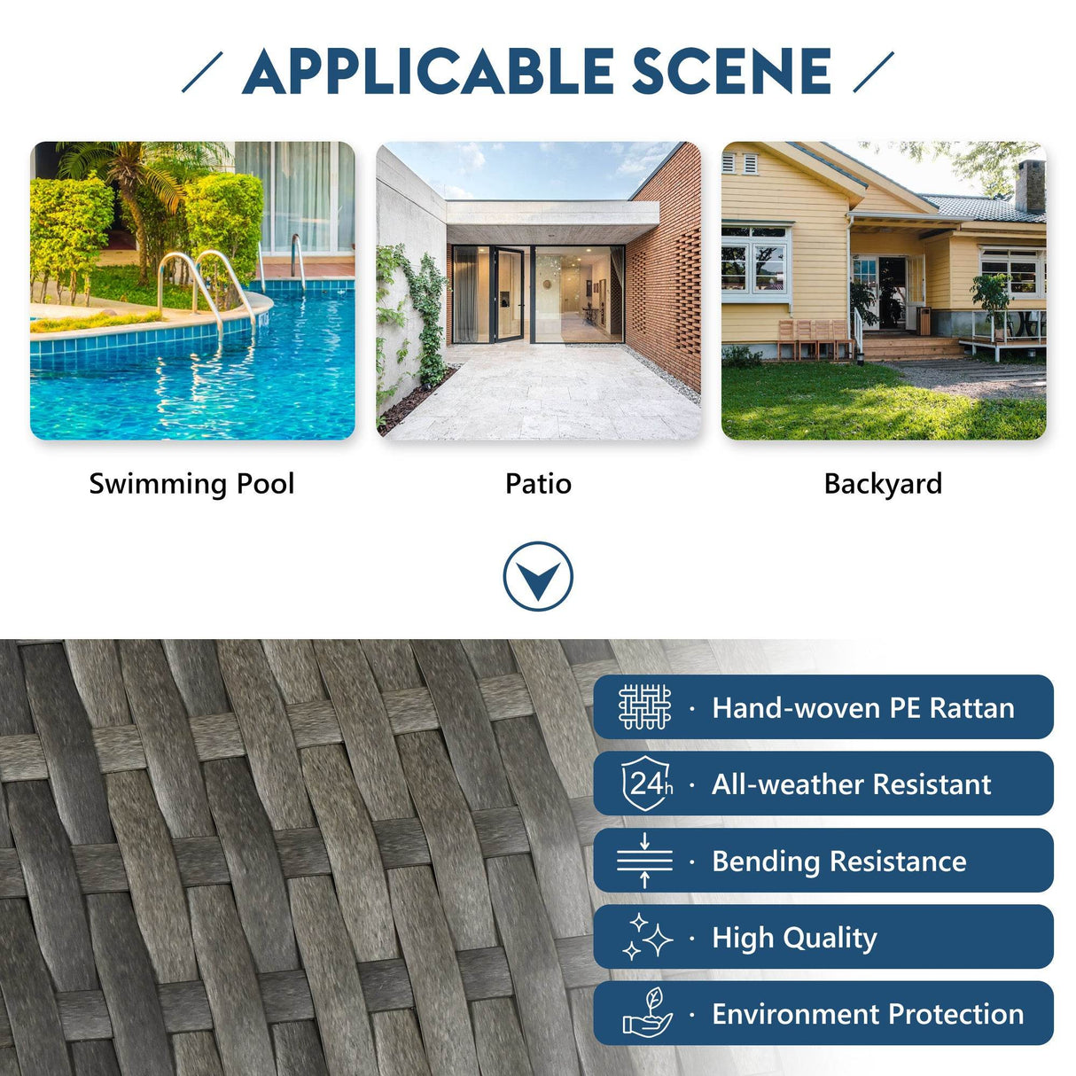 Outdoor PE Rattan Adjustable Canopy Double Sunbed - Omega Lifestyles