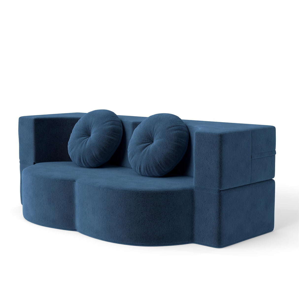 Compressible Soft Foam Foldable Sleeper Sofa Bed With Pillows - Omega Lifestyles