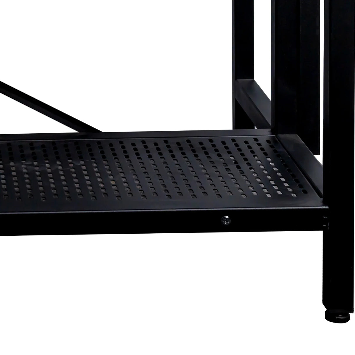 Kitchen Island Table With 3 Tier Storage And Hooks - Omega Lifestyles