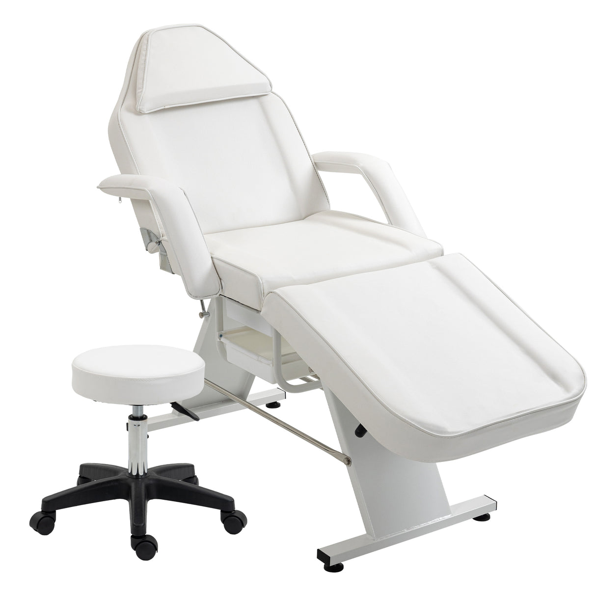 Multipurpose Adjustable Massage Tattoo Chair With Stool