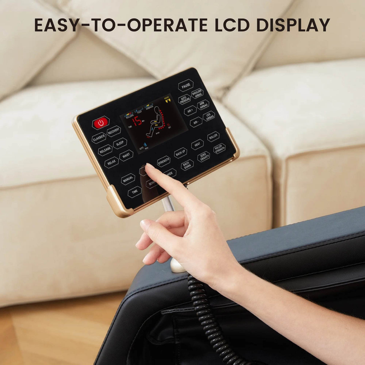 3D Massage Chair, Full Body Zero Gravity Recliner with SL Track, Yoga Stretching, Foot Rollers, Bluetooth, Heating, Black