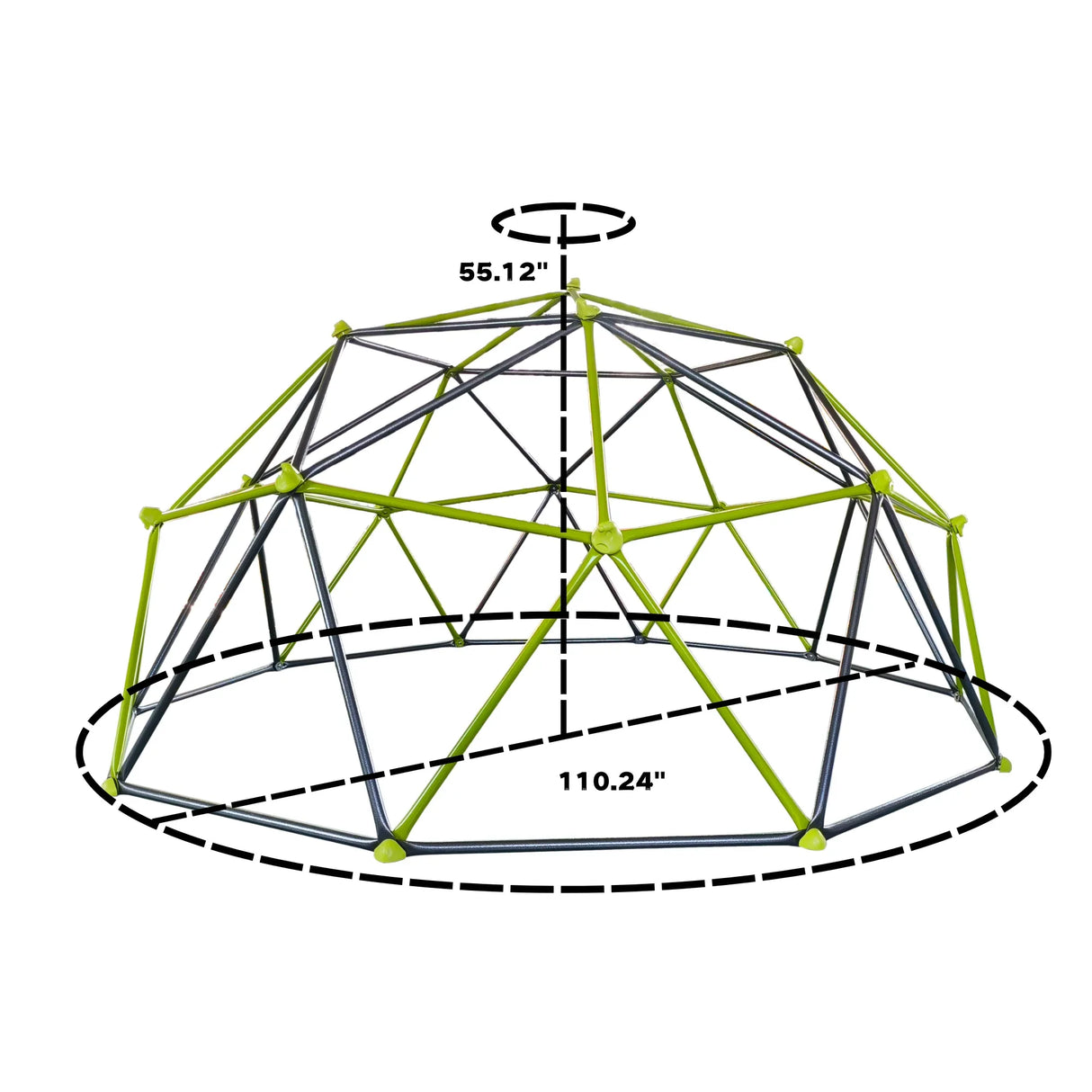 Kids Metal Climbing Frame With Colorful Climbing Stones - Omega Lifestyles