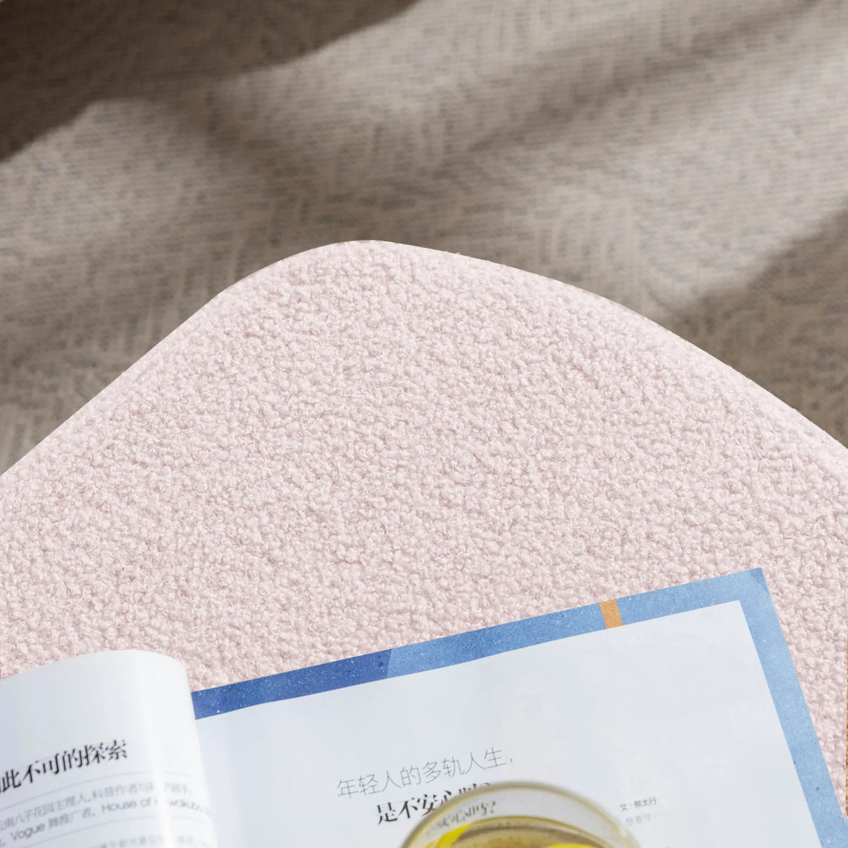 Pink Faux Fur Upholstered Storage Bench With Gold Legs - Omega Lifestyles