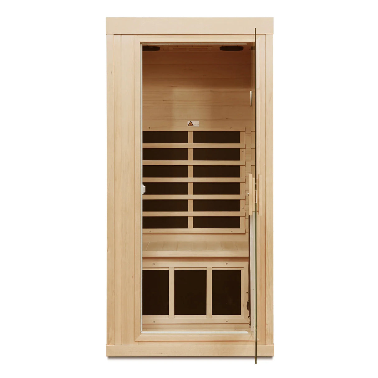 Far Infrared Hemlock One Person Indoor Sauna Room - Omega Lifestyles
