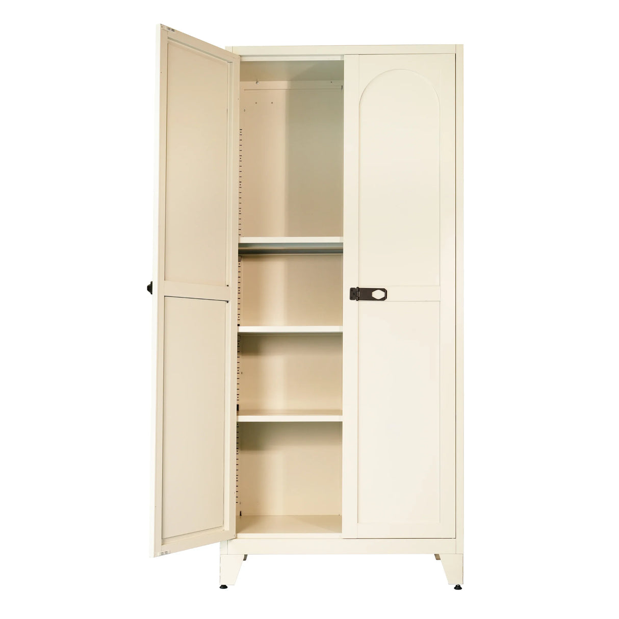 71-Inch Steel Locking Storage Cabinet With Adjustable Shelves - Omega Lifestyles