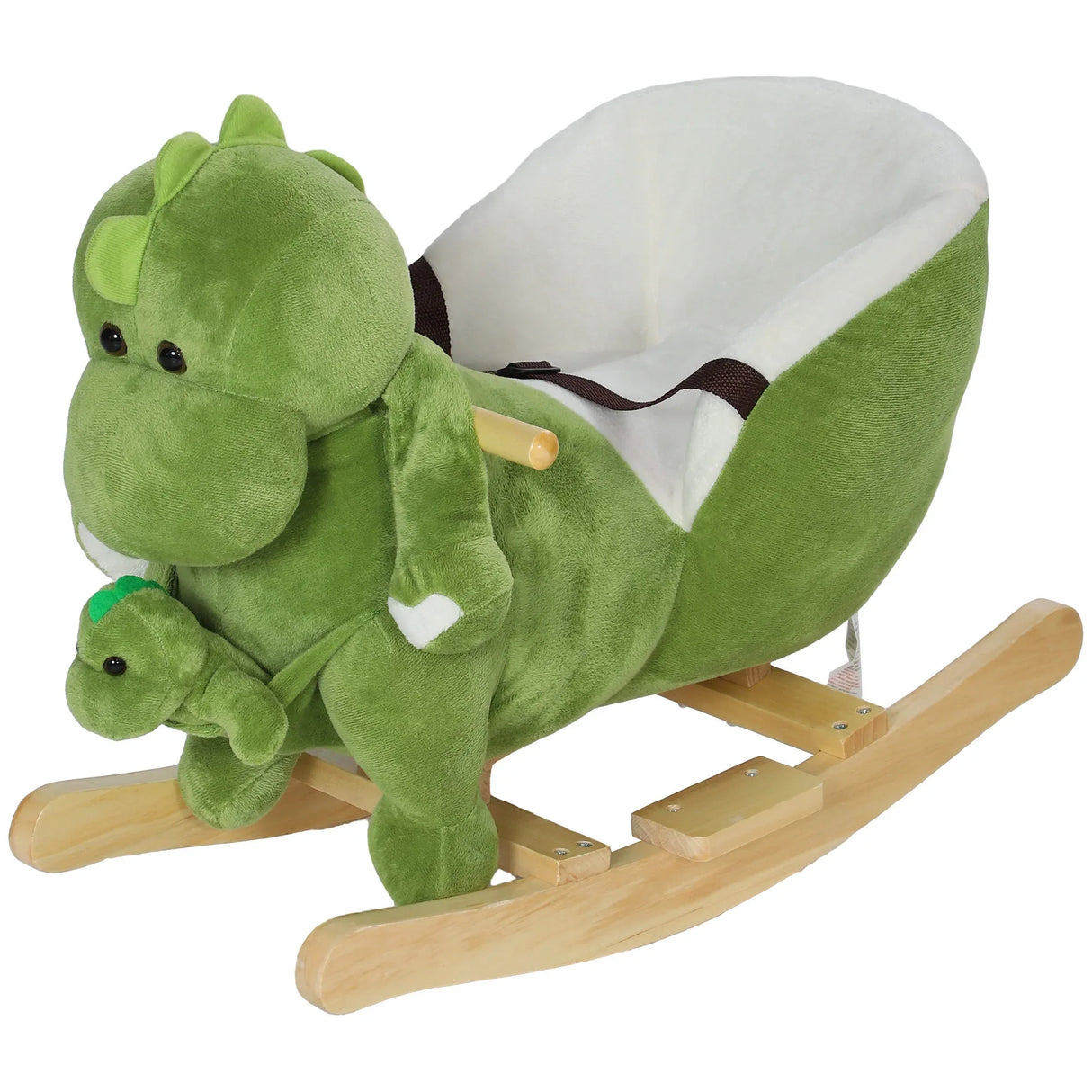 Toddler Plush Dinosaur Rocking Horse With Songs - Omega Lifestyles