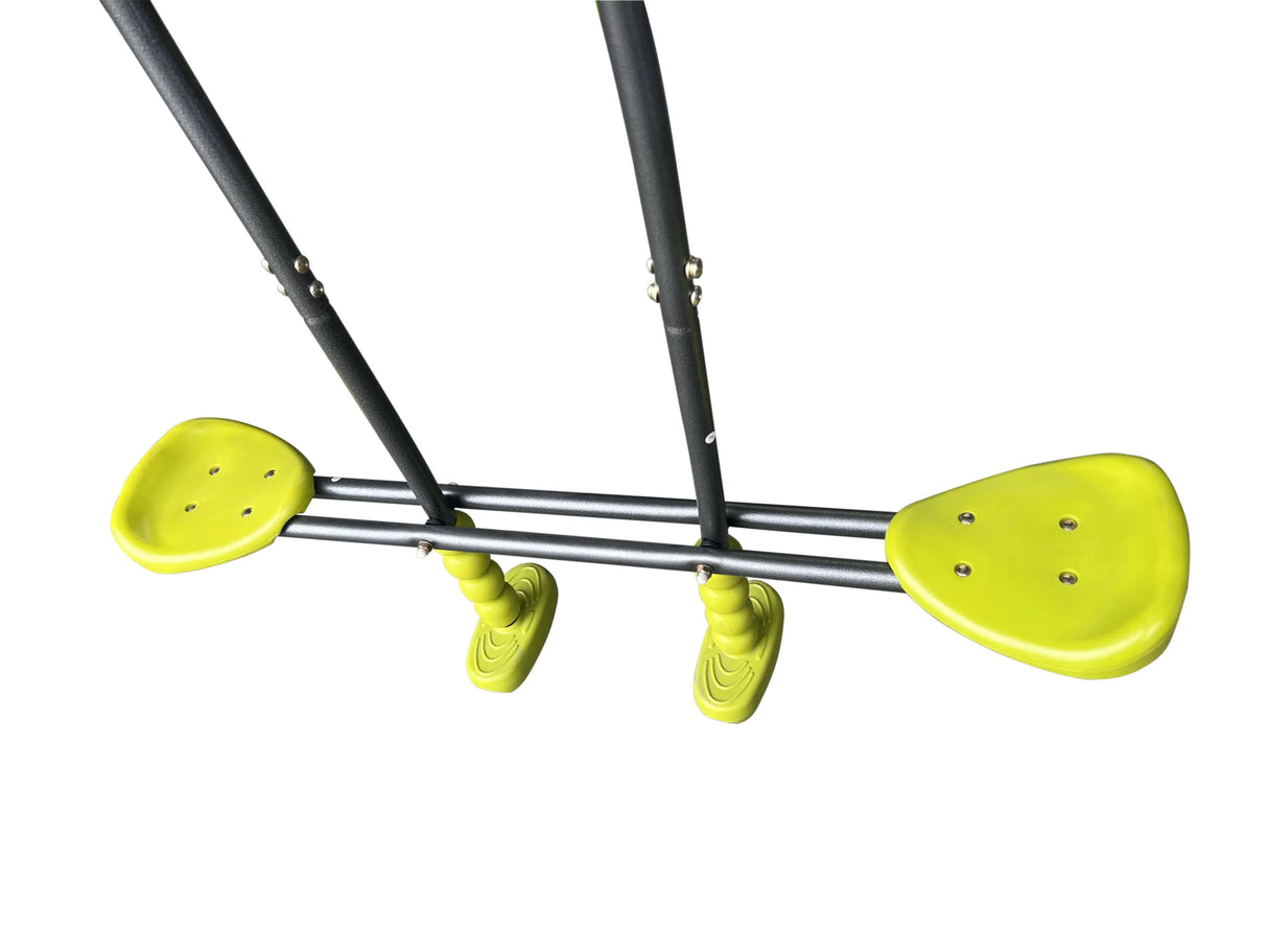 Three Seat Steel Children’s Outdoor Swing Set - Omega Lifestyles