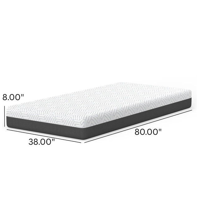 Firm 8-Inch Phase Change Cooling Foam Twin XL Mattress - Omega Lifestyles