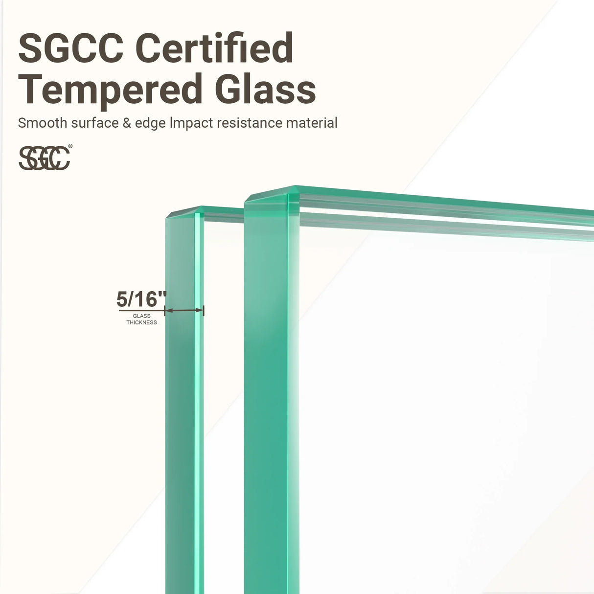 Frameless Matte Black 8mm Tempered Glass Shower Door - Omega Lifestyles