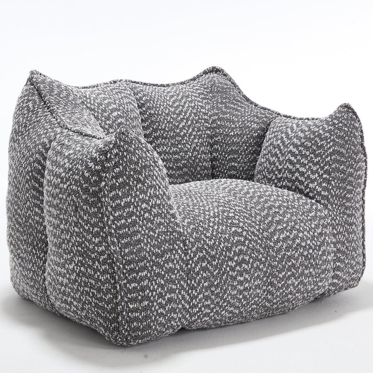 Chenille Bean Bag Chair With Resilient Foam - Omega Lifestyles