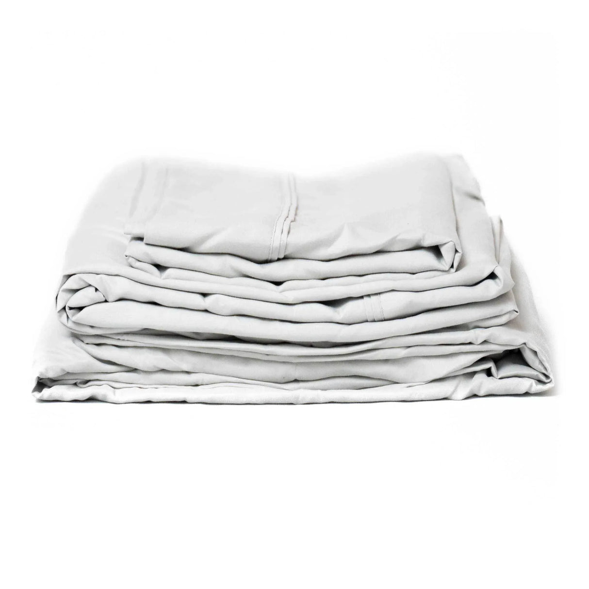 Queen Bamboo Rayon Cooling Split Head Sheet Set Pewter - Omega Lifestyles