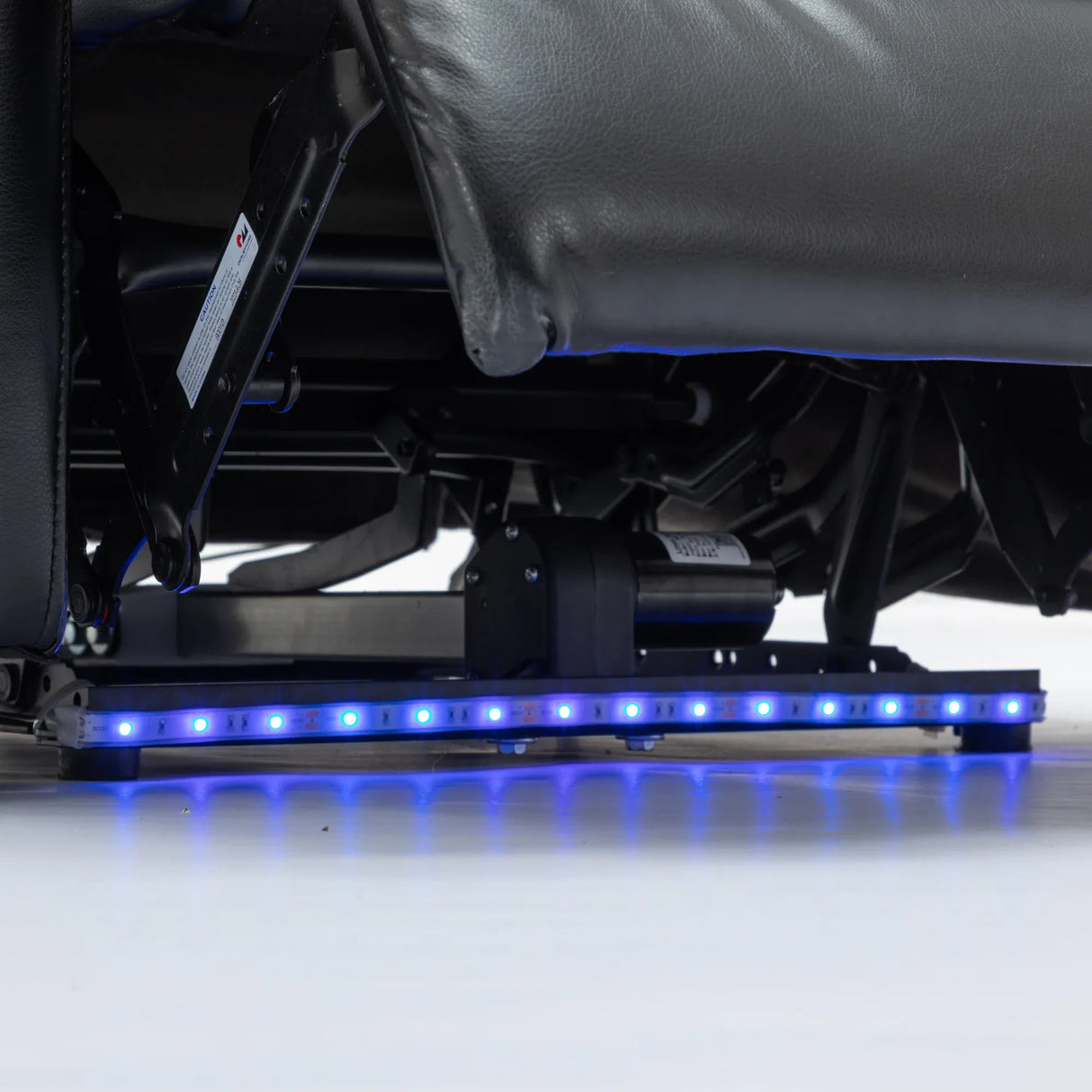 Power PU Leather Recliner Chair With Cooling Cup Holder - Omega Lifestyles