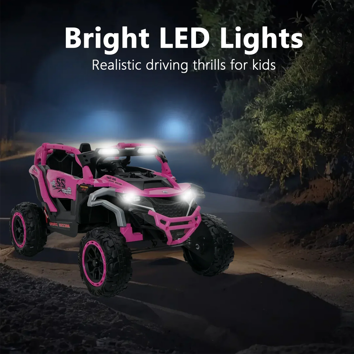 12V Remote Control Kids Ride On 2-Seater UTV Car - Omega Lifestyles