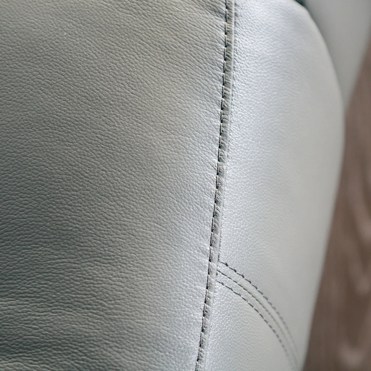 Transitional Dark Gray Leather Match Recliner Chair - Omega Lifestyles