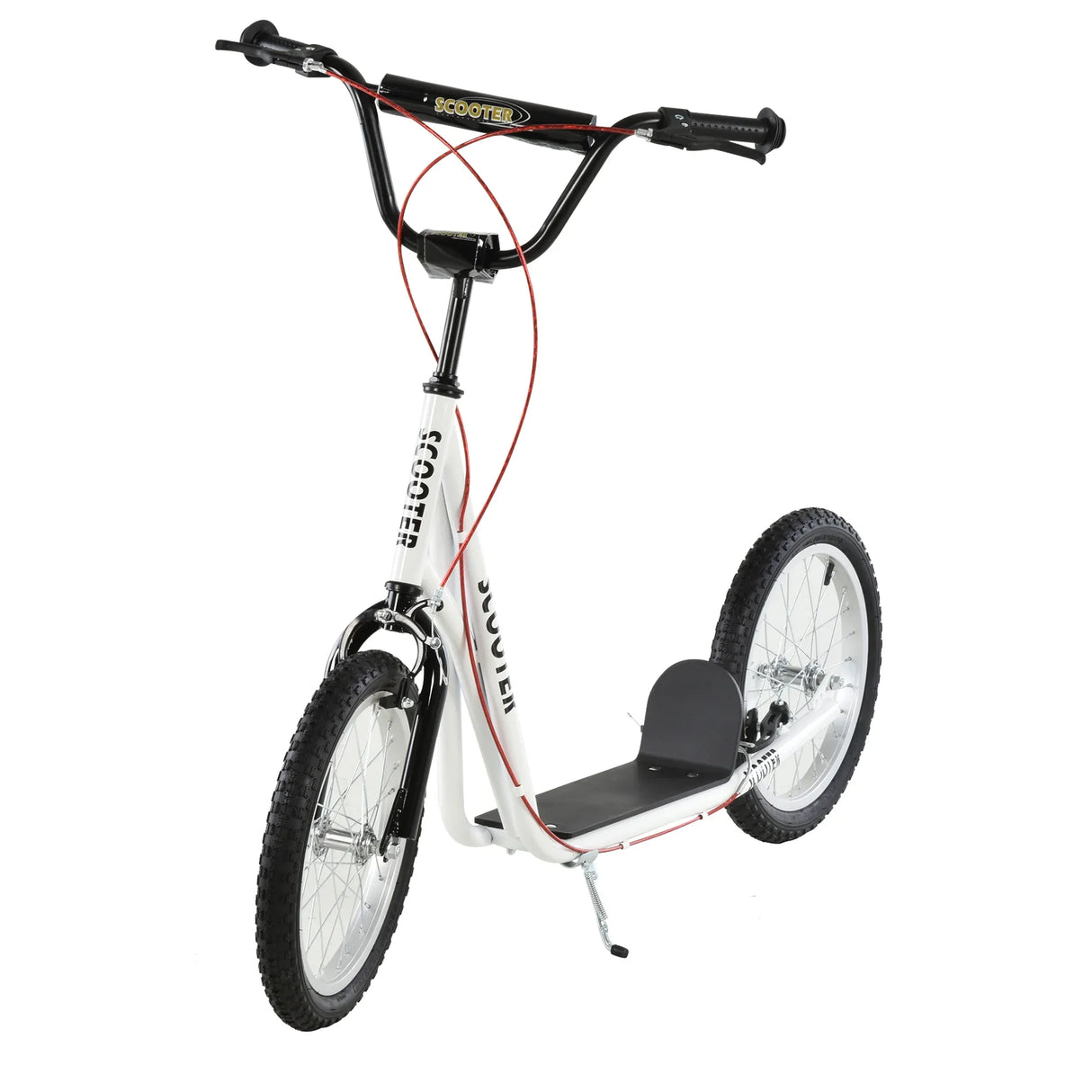 Youth Adjustable Handlebar Kick Scooter With Dual Brakes - Omega Lifestyles