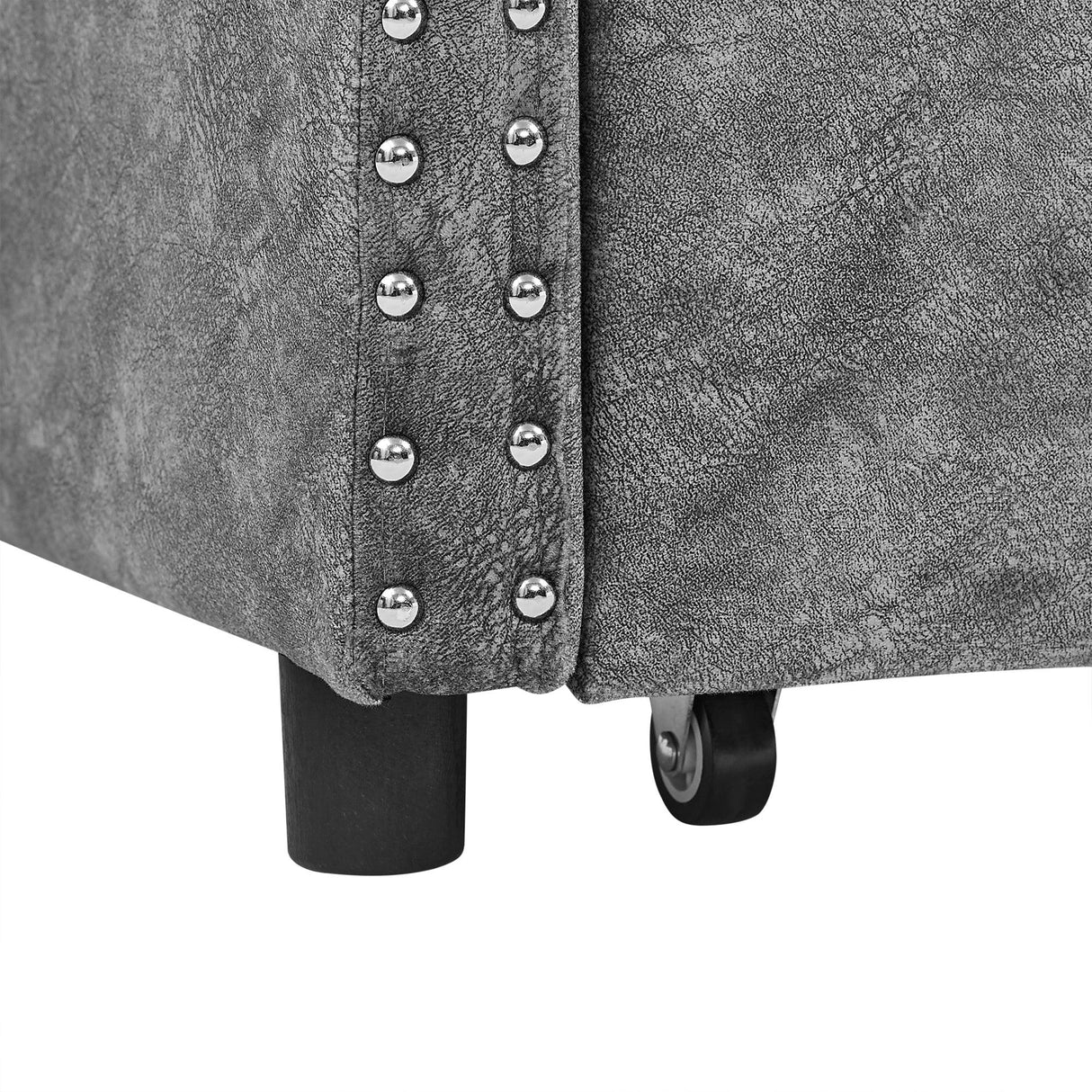 Twin Upholstered Tufted Daybed With Storage Drawers - Omega Lifestyles