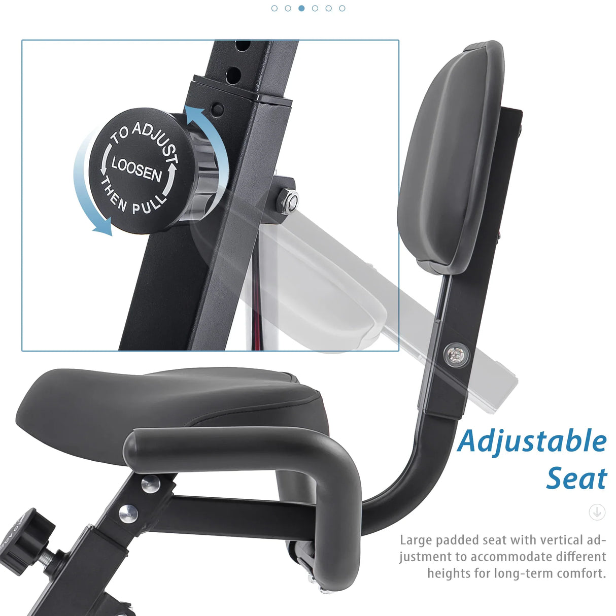 Folding Magnetic Resistance Adjustable Upright Recumbent Exercise Bike - Omega Lifestyles