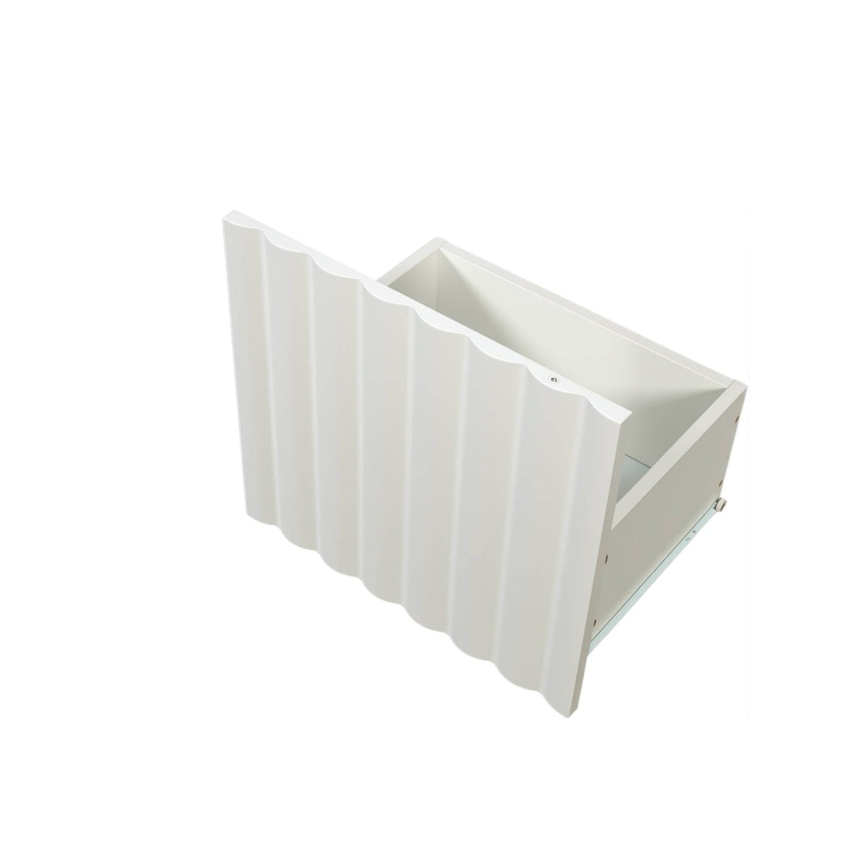 Modern White TV Stand With Storage Drawers - Sleep Galleria