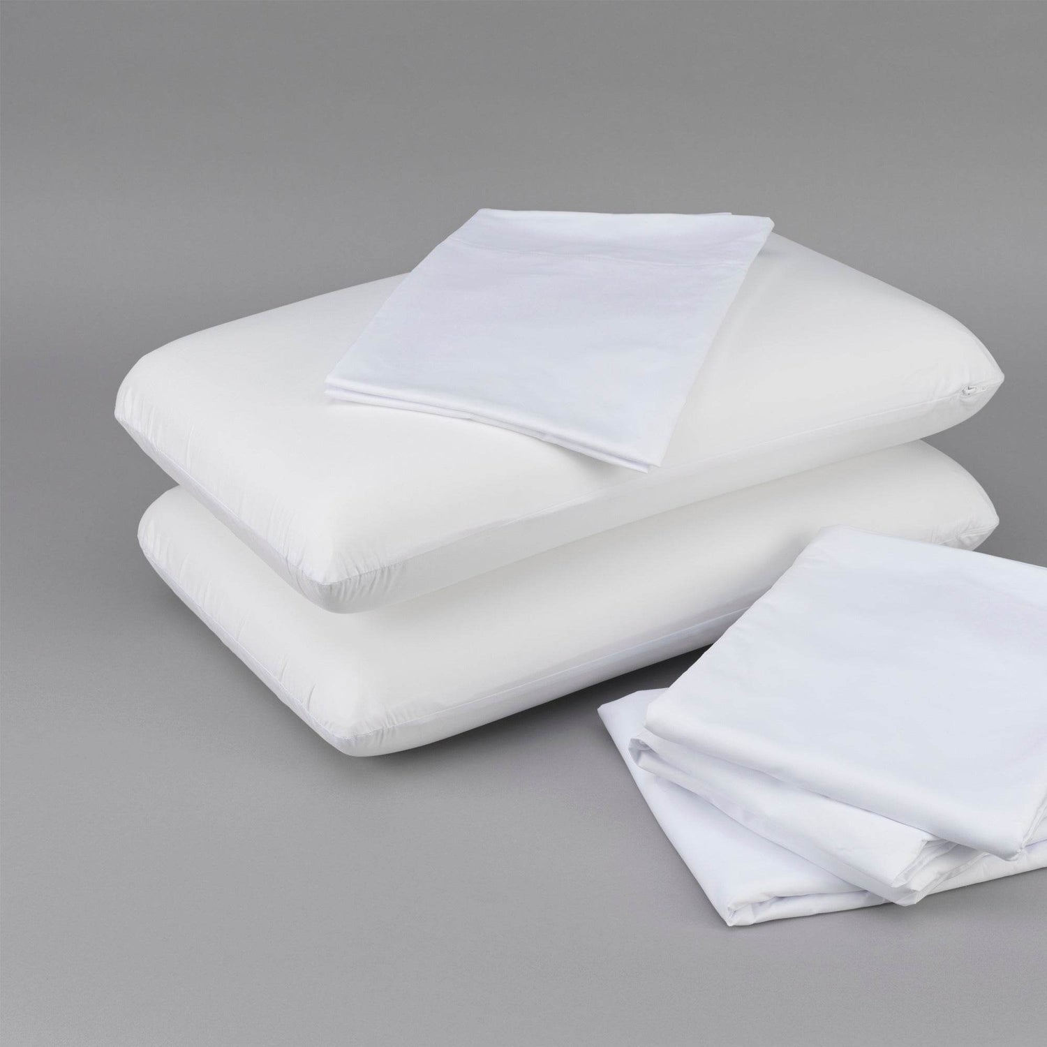 Cooling Bedding Bundle With Memory Foam Pillows Mattress Protector - Sleep Galleria