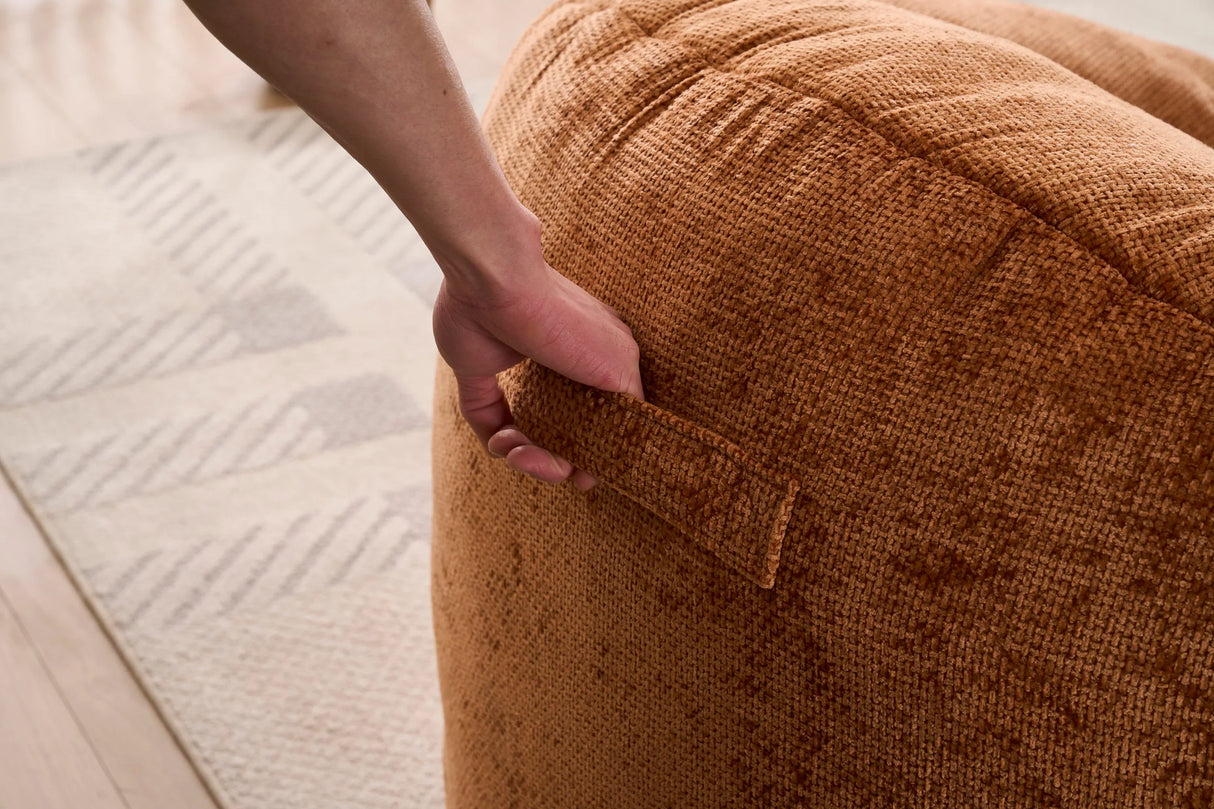 Extra Soft Chenille Memory Foam Bean Bag Chair - Omega Lifestyles