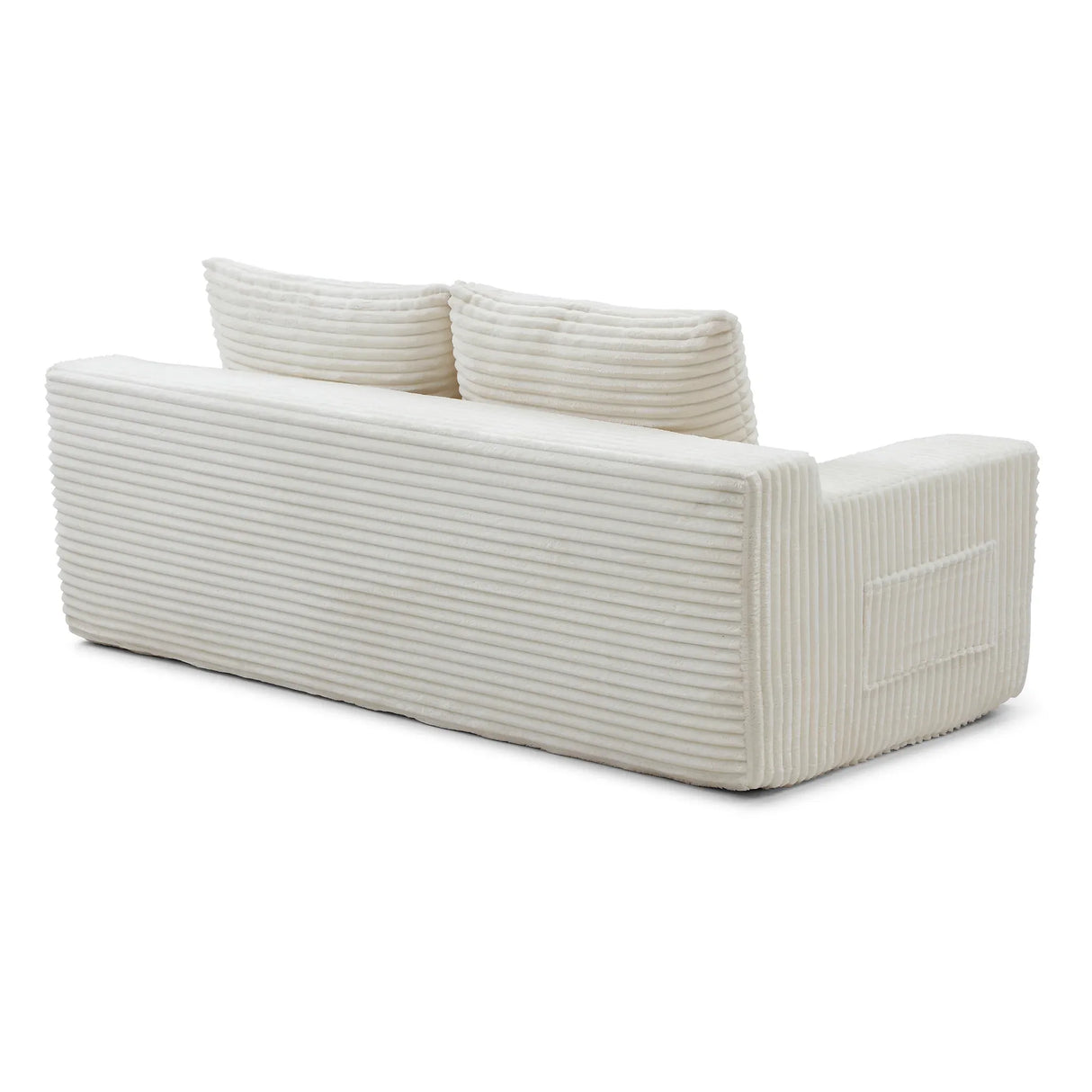 Convertible Corduroy Memory Foam Loveseat Sofa Bed - Omega Lifestyles