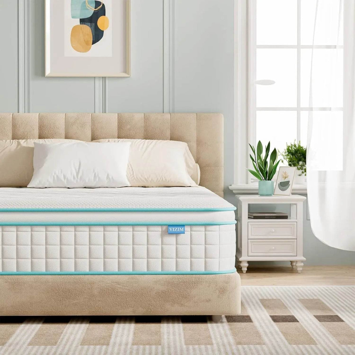 12-Inch Cooling Memory Foam Hybrid Mattress - Sleep Galleria