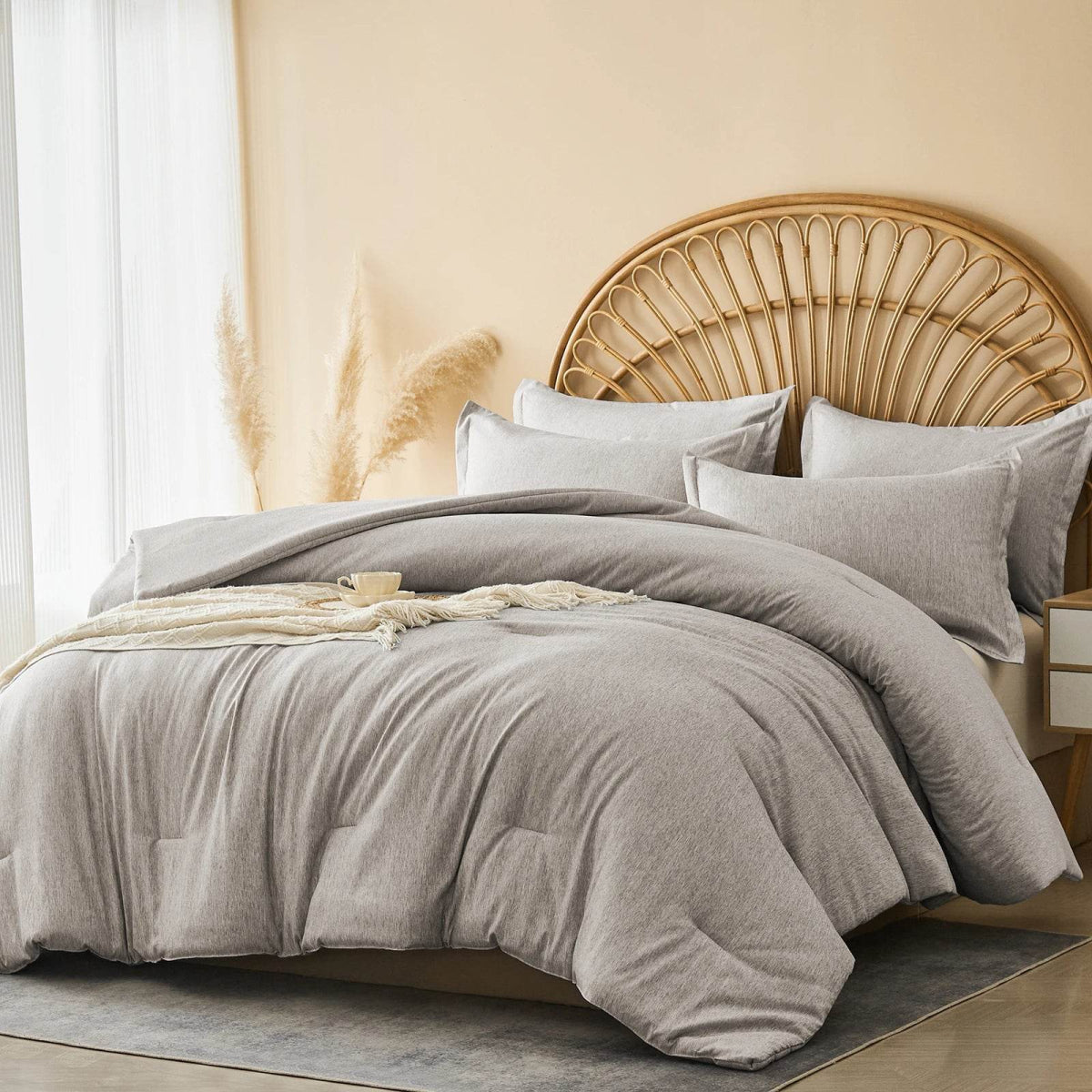 2-Piece Extra Soft Microfiber Comforter Bedding Set - Omega Lifestyles